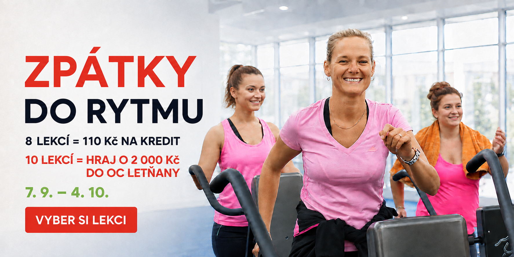 Zpátky do rytmu – 8 lekcí za 4 týdny a odměny v OKfit