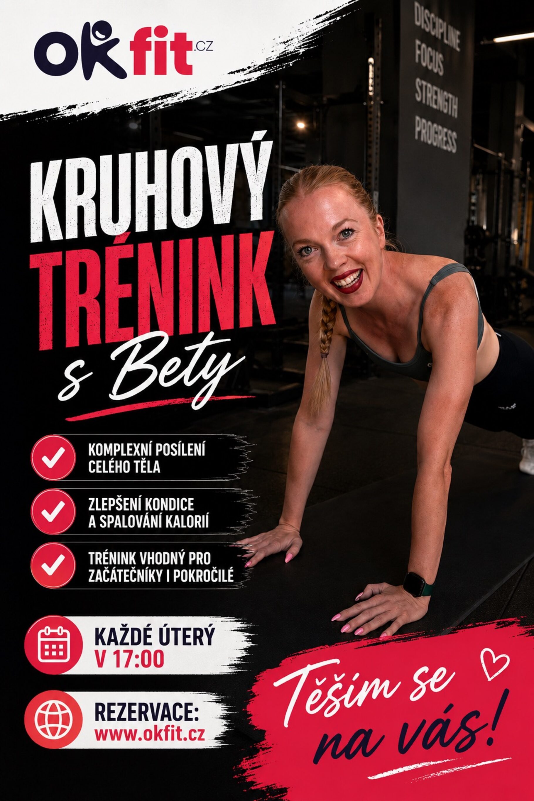 Kruhový trénink s Bětkou v OKfit
